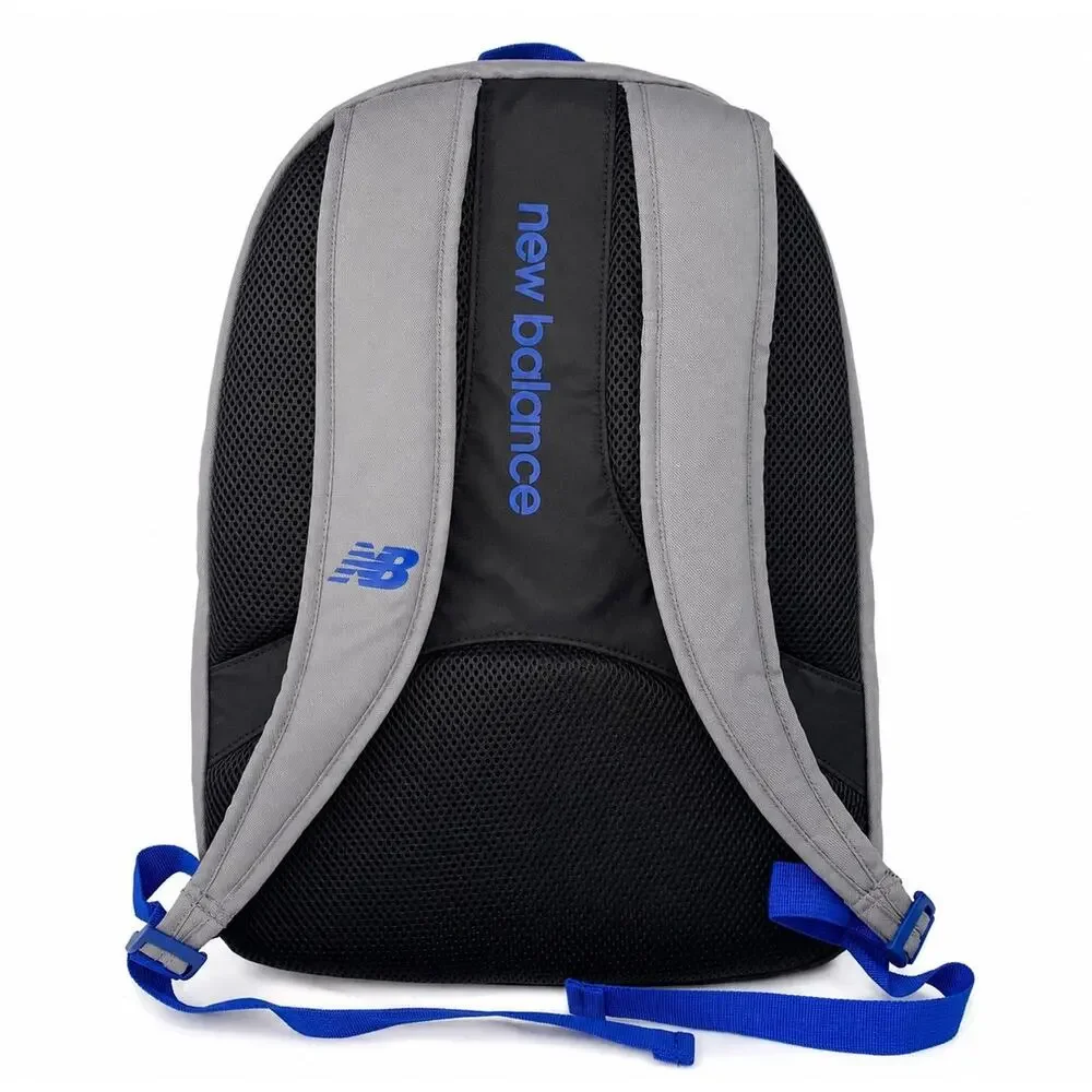 New Balance Players Backpack 17” Laptop Bag Gunmetal Blue LAB91011-GNM NWT